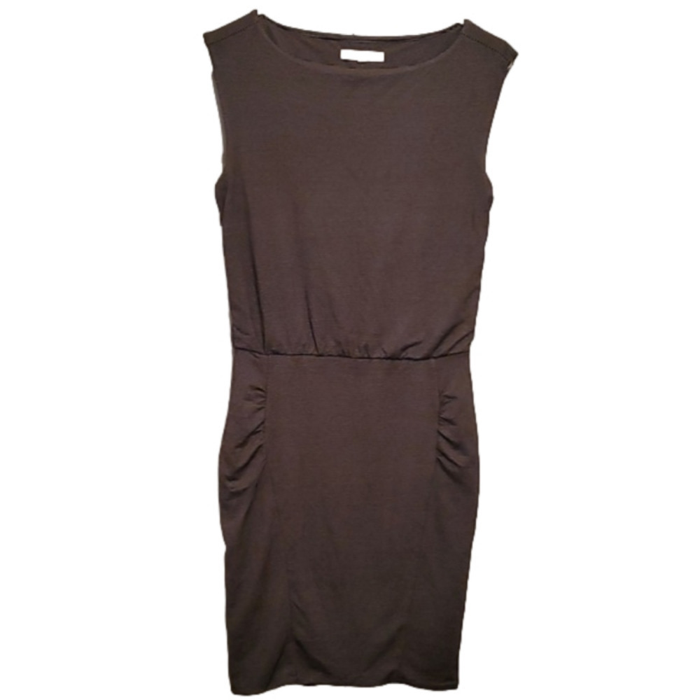 Athleta Micro Stripe Westwood Ruched Mini Dress Size Xxs